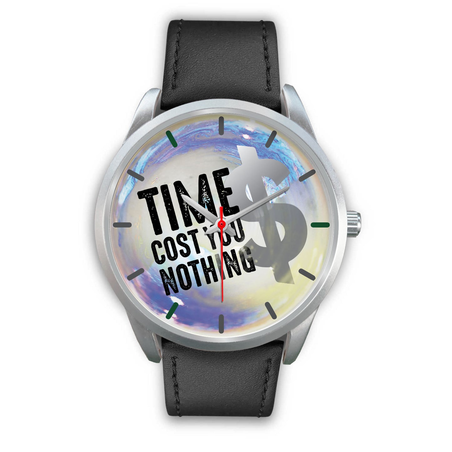 Time Cost You Nothing Sliver Watch Bands Options-Silver Watch-Digital Rawness