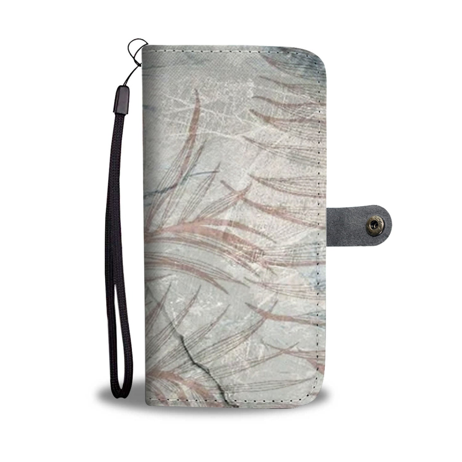 Palm Leaf Flip Wallet Phone Case-Wallet Case-Digital Rawness