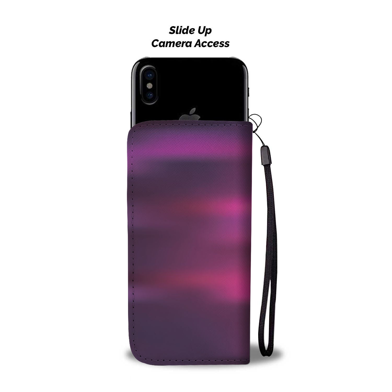 Purple Wallet Case-Digital Rawness