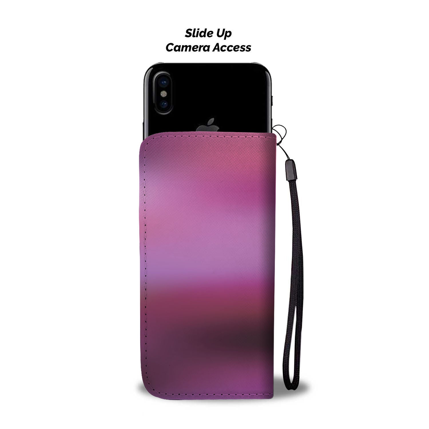 Plum Fade Flip Wallet Phone Case-Wallet Case-Digital Rawness