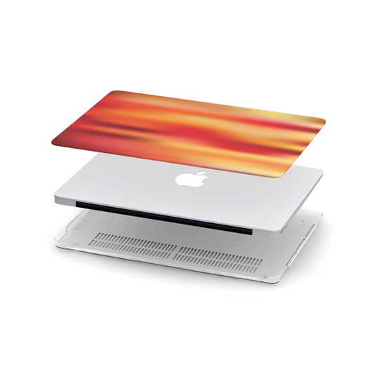 Orange Sun Rays Hardshell MacBook Case-MacBook Case-Digital Rawness