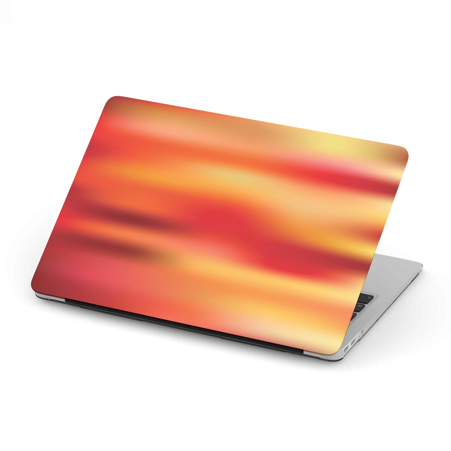 Orange Sun Rays Hardshell MacBook Case-MacBook Case-Digital Rawness
