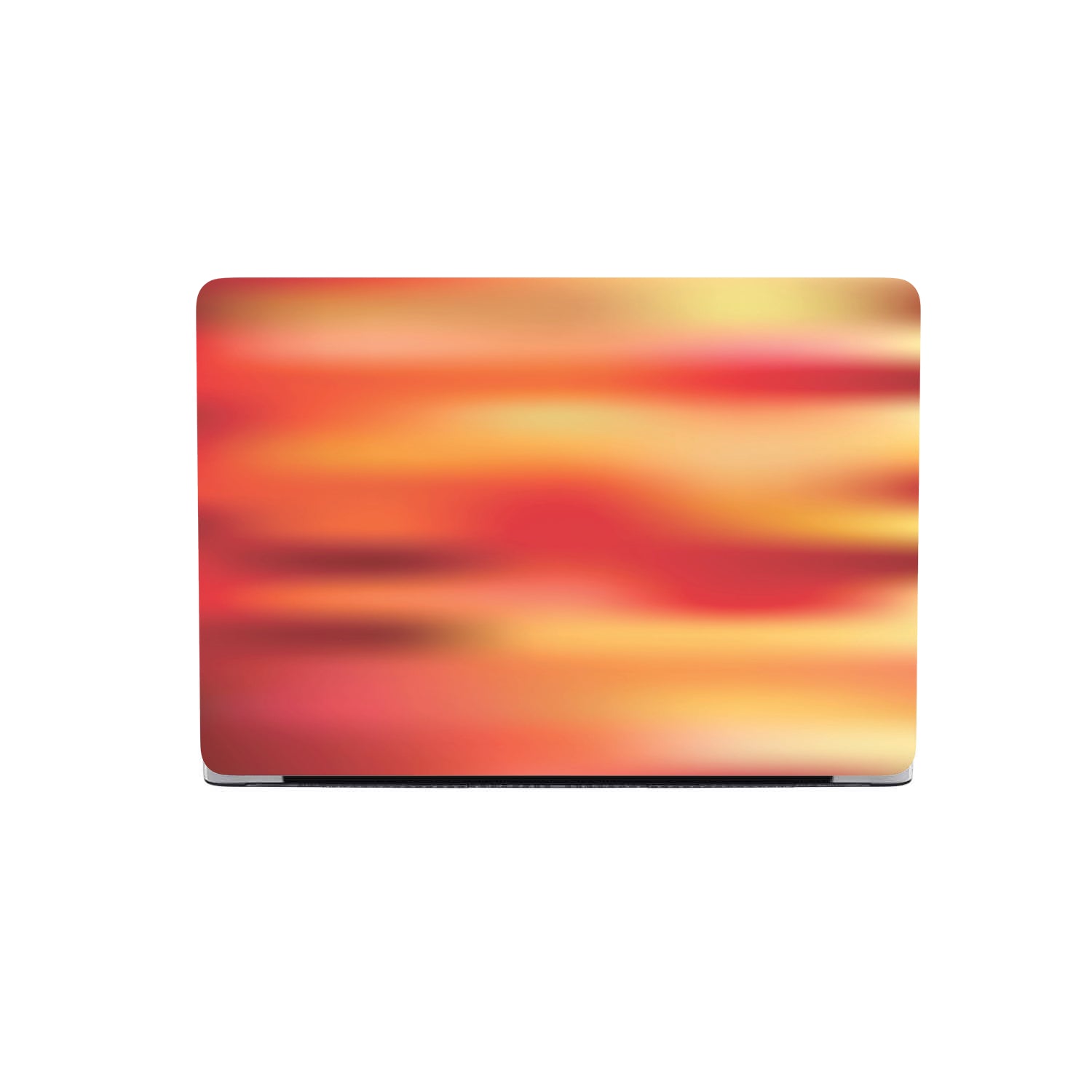 Orange Sun Rays Hardshell MacBook Case-MacBook Case-Digital Rawness