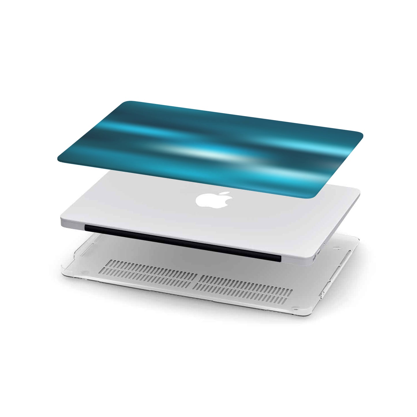 Blue Pastelly Macbook Case-MacBook Case-Digital Rawness