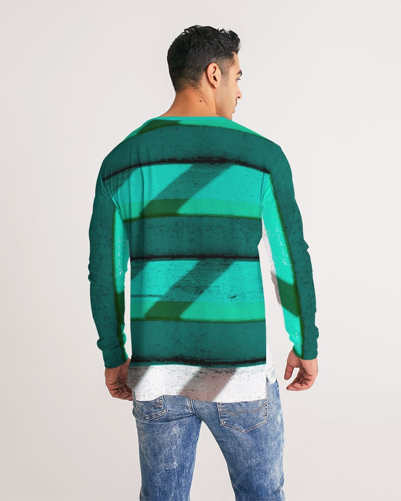 Read Between The Lines Men's Long Sleeve Shirt-cloth-Digital Rawness