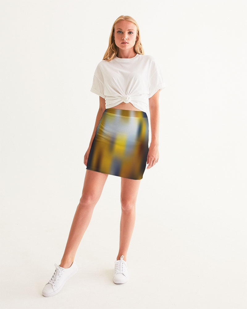 Sun Dust Women's Mini Skirt-cloth-Digital Rawness