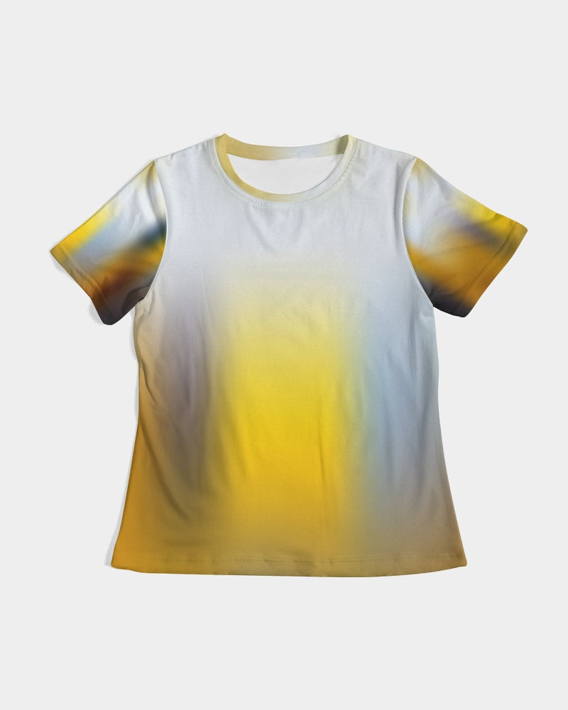 Yellow Tie Dye Women's Shirt-cloth-Digital Rawness
