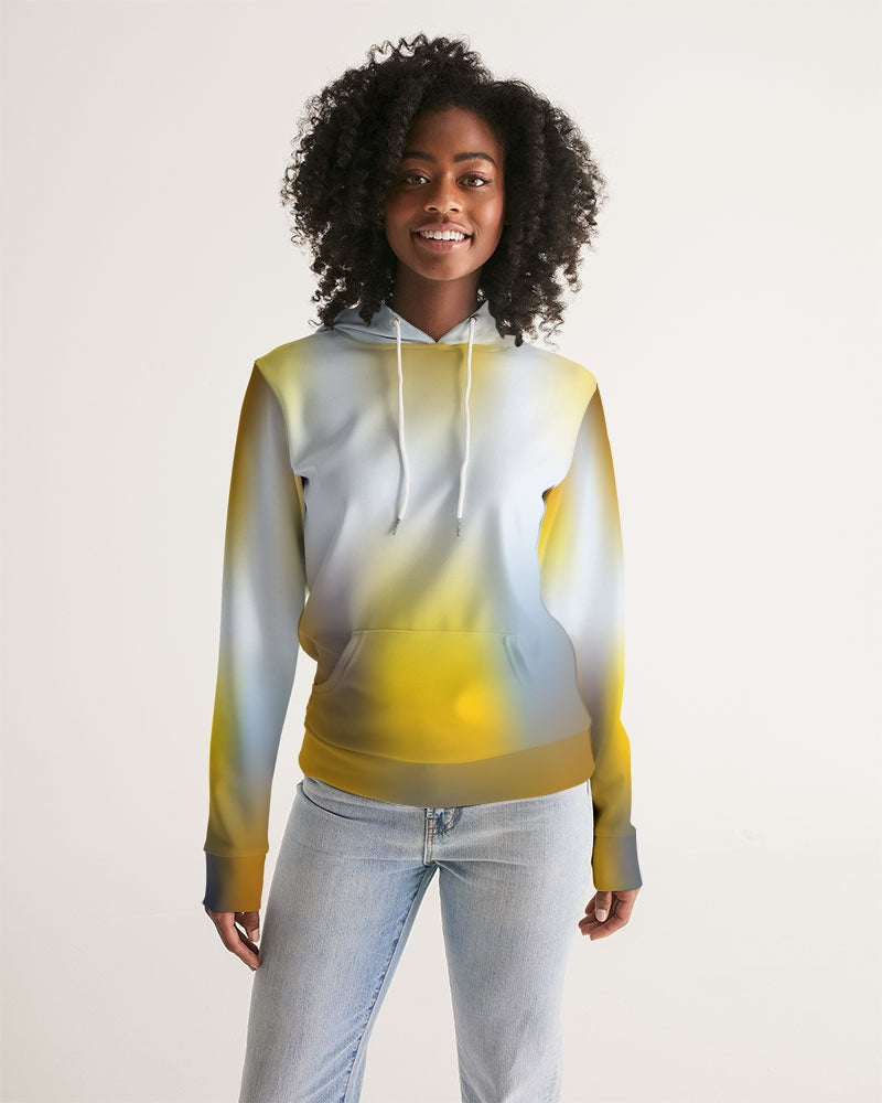 Yellow Women's Hoodie-cloth-Digital Rawness