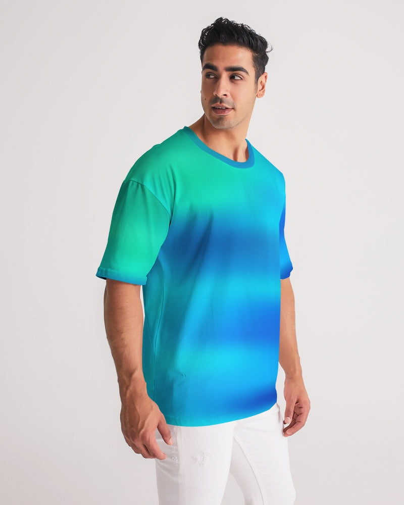 Ocean Shore Blues Men's Shirt-cloth-Digital Rawness