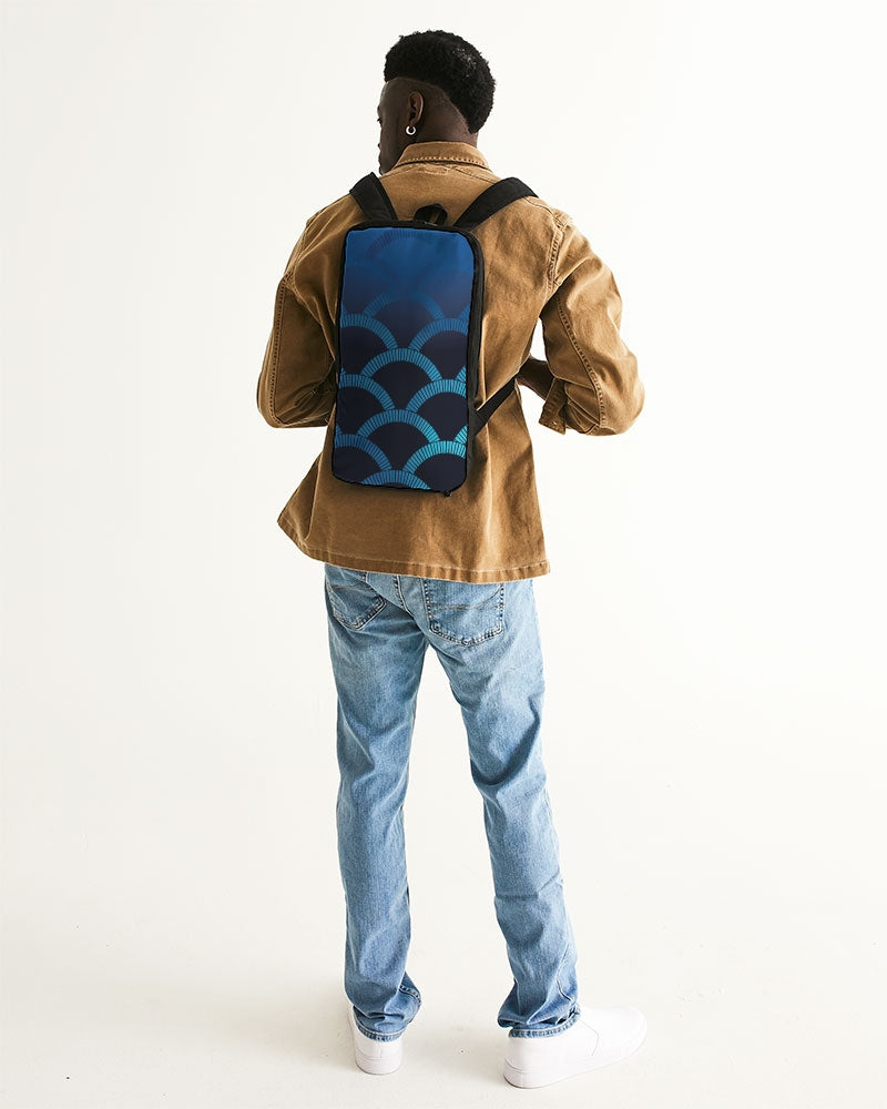 Blue Blues Slim Tech Backpack-accessories-Digital Rawness