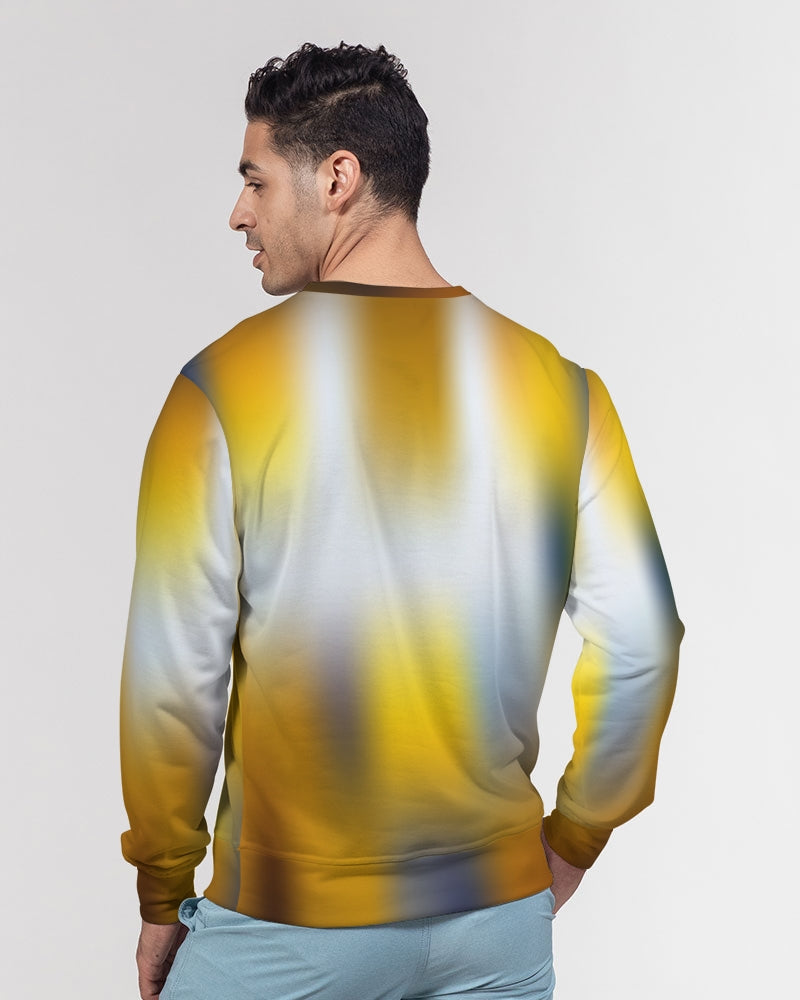 Sun Dust Men's Classic French Terry Crewneck Pullover-cloth-Digital Rawness
