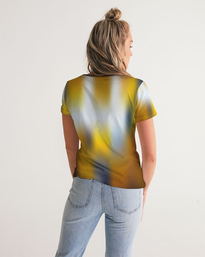 Sun Dust Women's V Neck Shirt-cloth