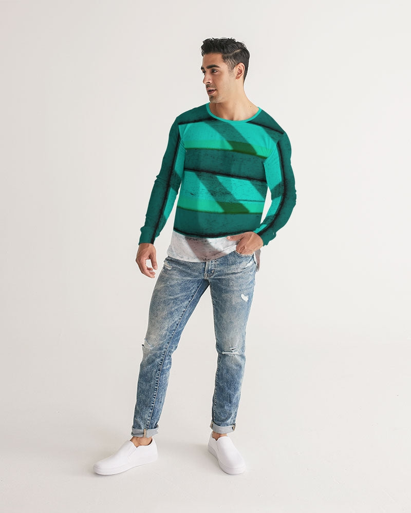 Read Between The Lines Men's Long Sleeve Shirt-cloth-Digital Rawness