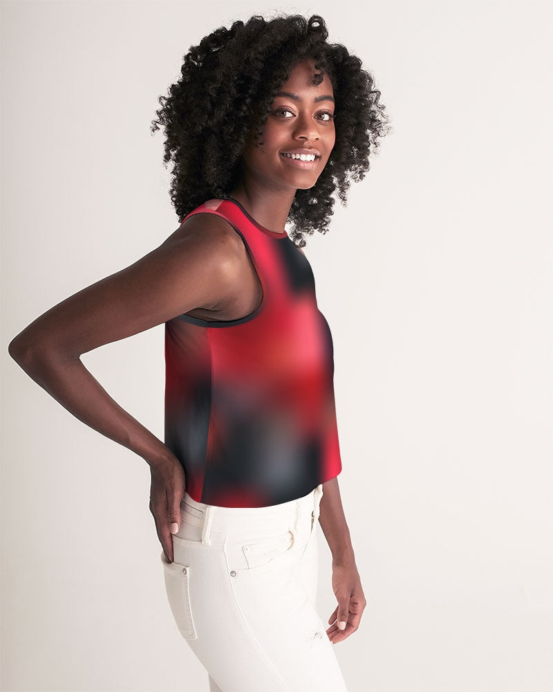Cherry Bomb Women's Cropped Tank-cloth-Digital Rawness