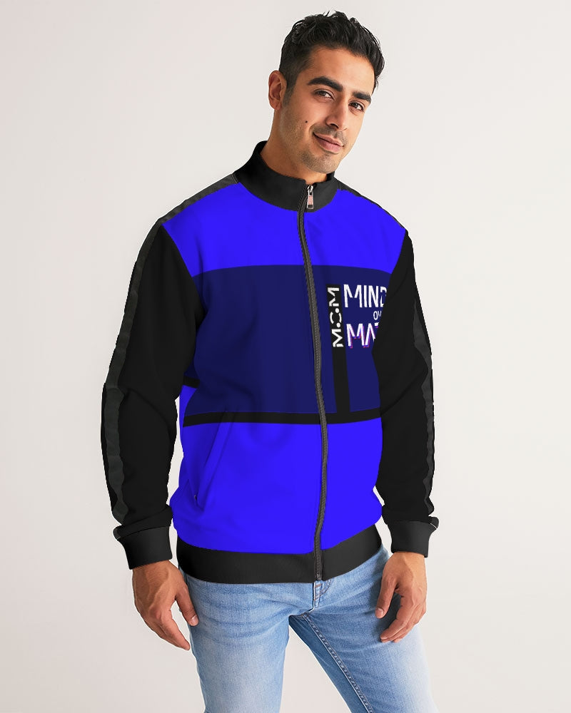 M.O.M Track Jacket Men's Stripe-Sleeve Track Jacket-M.O.M Collection-Digital Rawness