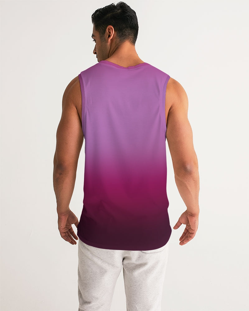 Men's Tank Shirt - Plum Fade - Digital Rawness