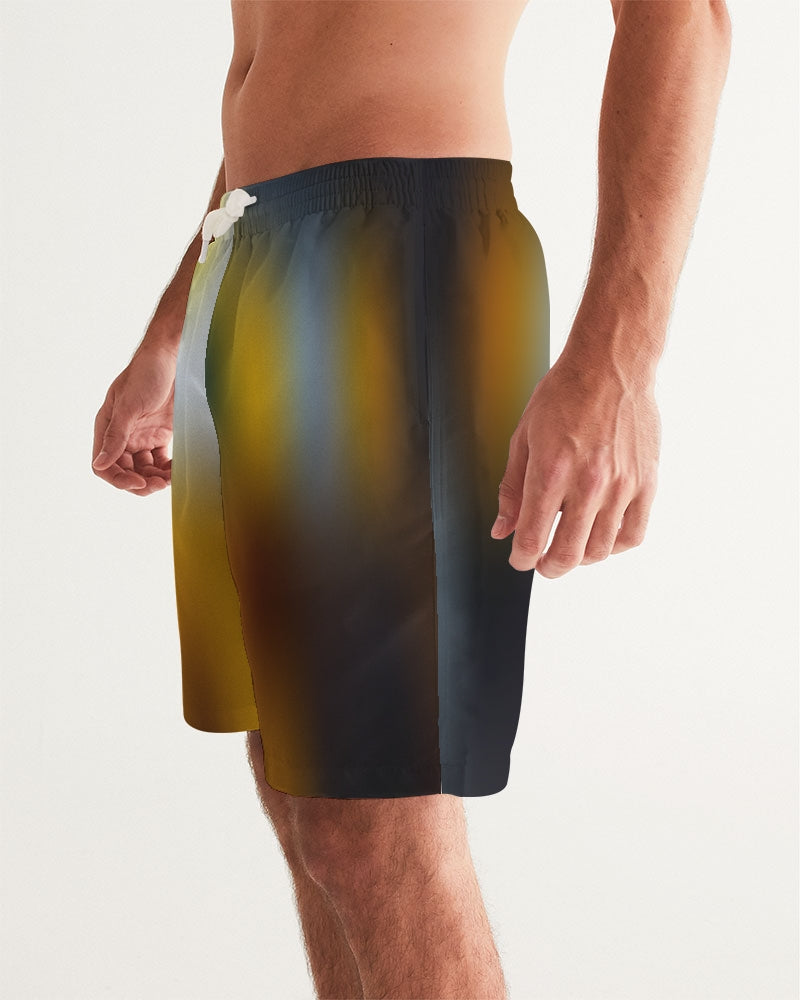 Sun Dust Men's Swim Trunks-Digital Rawness