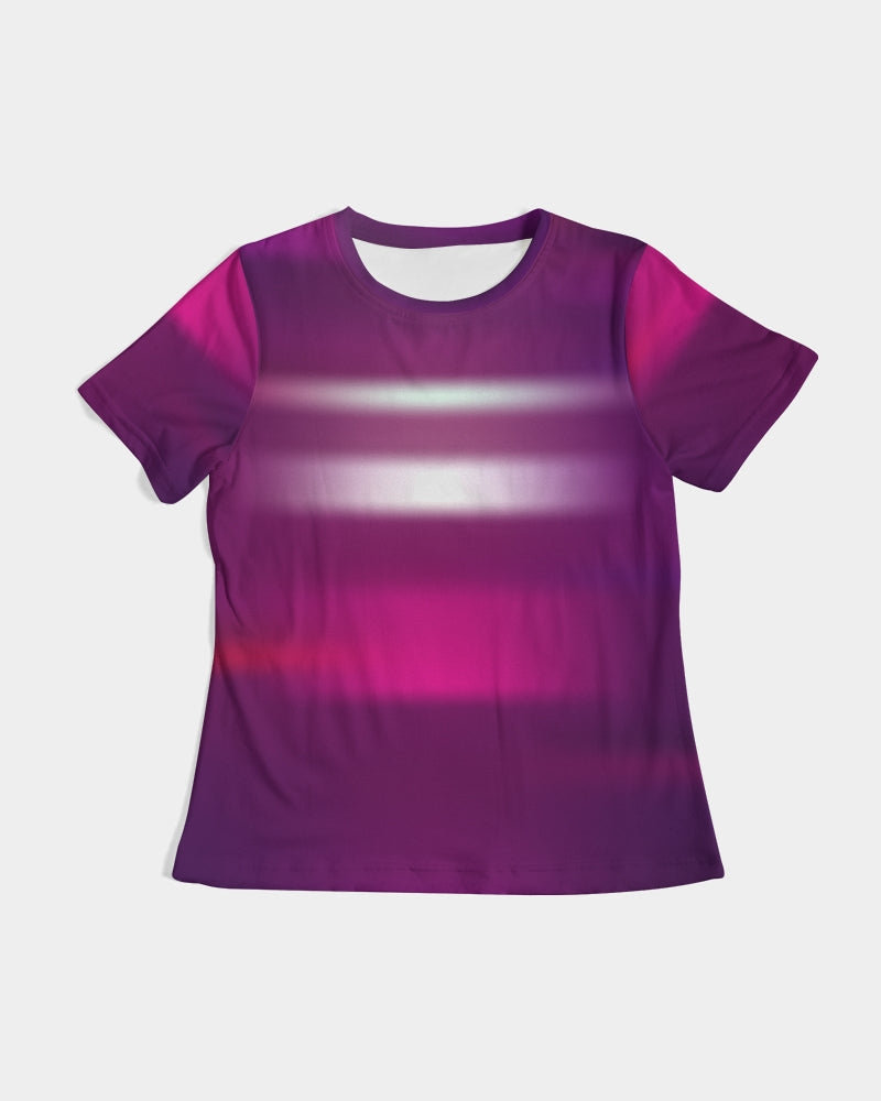 Purple tie dye Women's Shirt-cloth-Digital Rawness