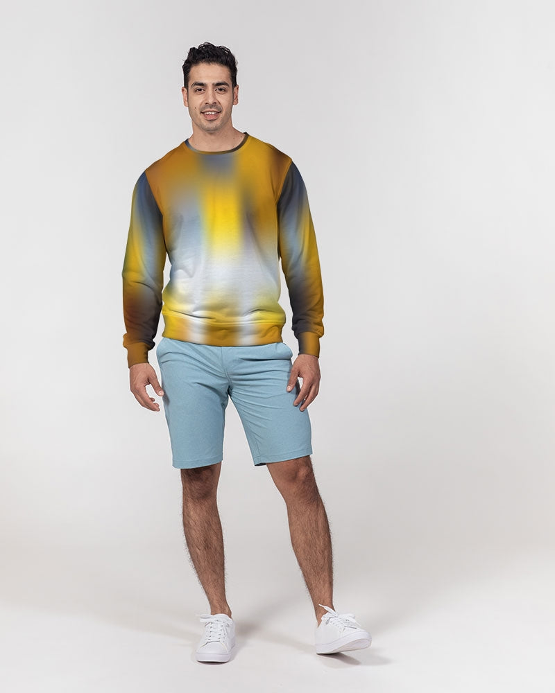Sun Dust Men's Classic French Terry Crewneck Pullover-cloth-Digital Rawness