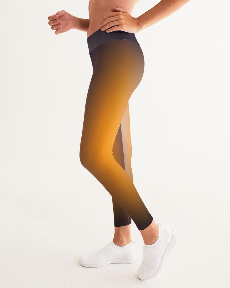 Smokey Orange Women's Fitness Leggings-cloth-Digital Rawness