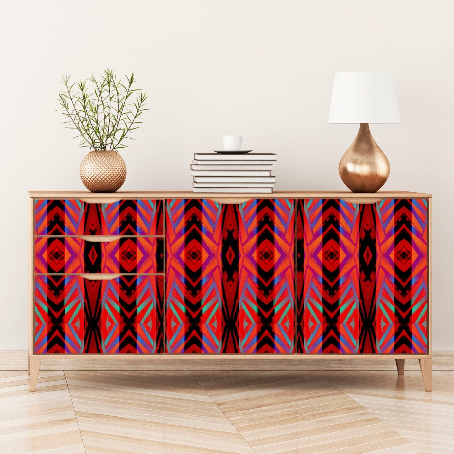 Chic Hippie African Tribal Wallpaper Roll-Wallpaper-Digital Rawness