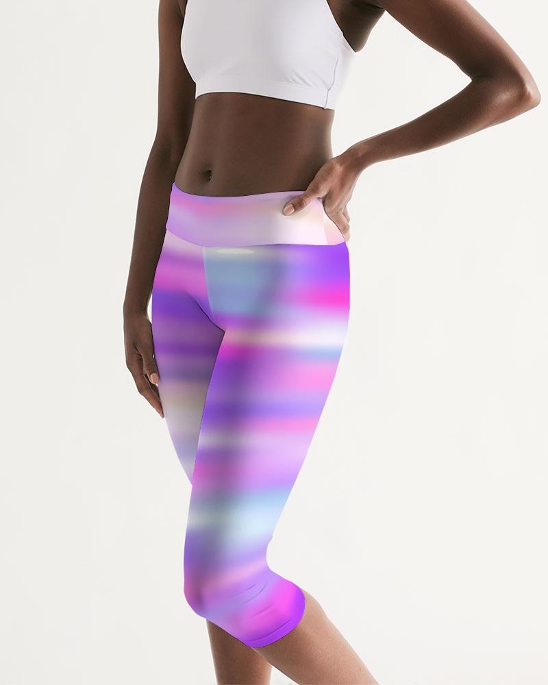 Pretty Punch Women's Capri Leggings-cloth-Digital Rawness