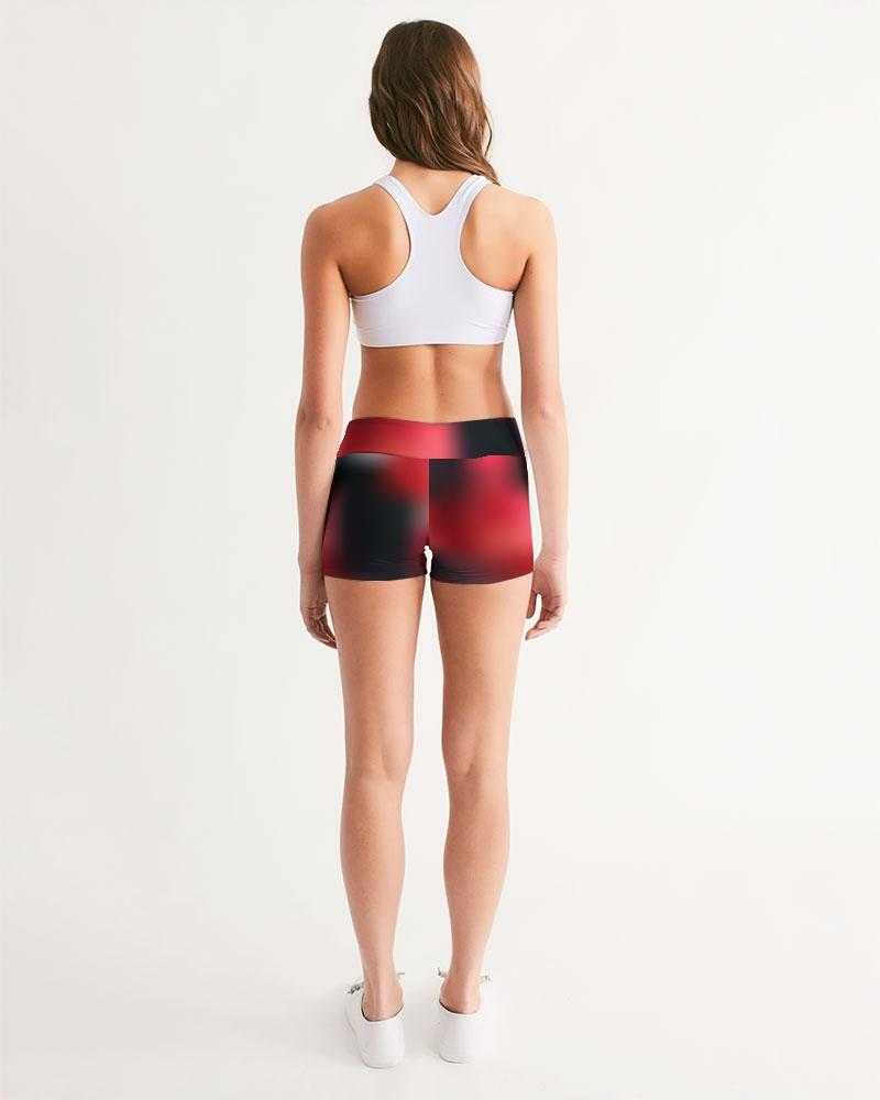 Cherry Bomb Women's Fitness Shorts Leggings-cloth-Digital Rawness