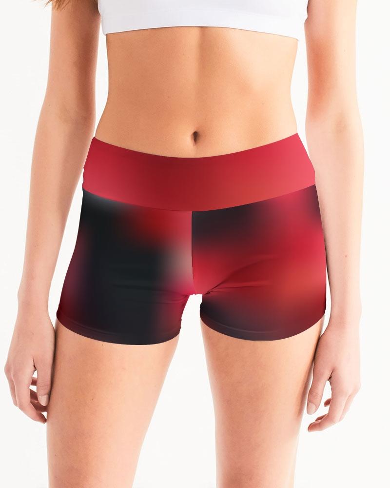 Cherry Bomb Women's Fitness Shorts Leggings-cloth-Digital Rawness