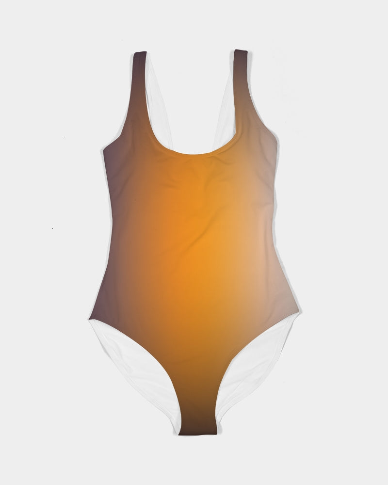 Smokey Orange Women's One-Piece Swimsuit-cloth-Digital Rawness