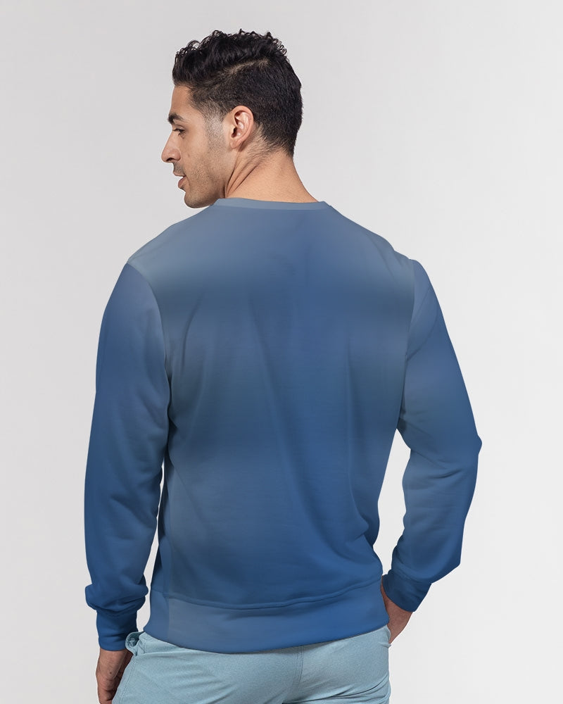 Shaded Men's Classic French Terry Crewneck Pullover-cloth-Digital Rawness