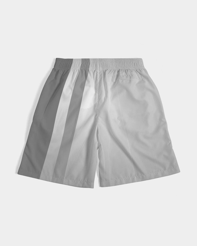 Blur Grey Line Shorts Men's Jogger Shorts-cloth-Digital Rawness