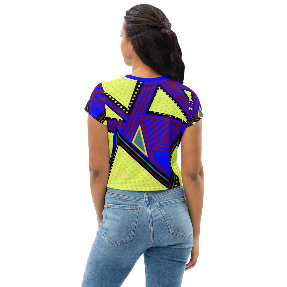 Lift Is A Maze If You Let It Women's Crop Top-Digital Rawness