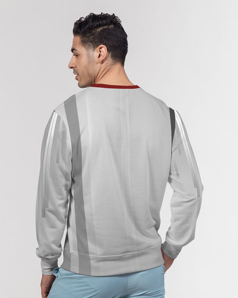 Blurred Grey Lines Men's Sweater-cloth-Digital Rawness