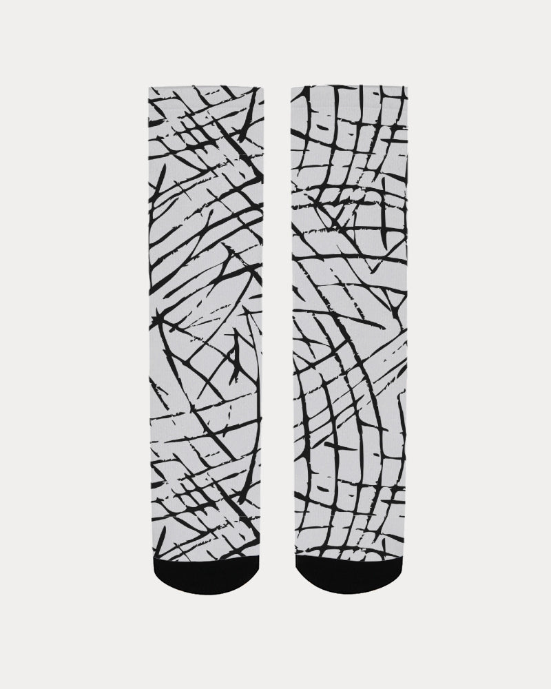 Lines and Pops Men's Socks-accessories-Digital Rawness
