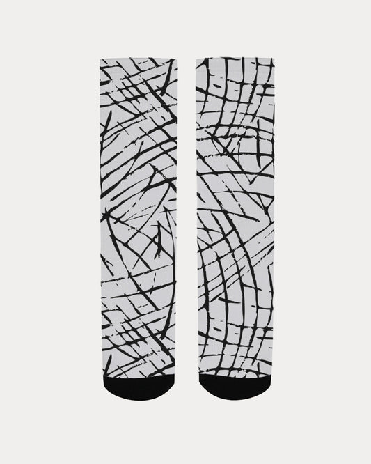 Lines and Pops Men's Socks-accessories-Digital Rawness