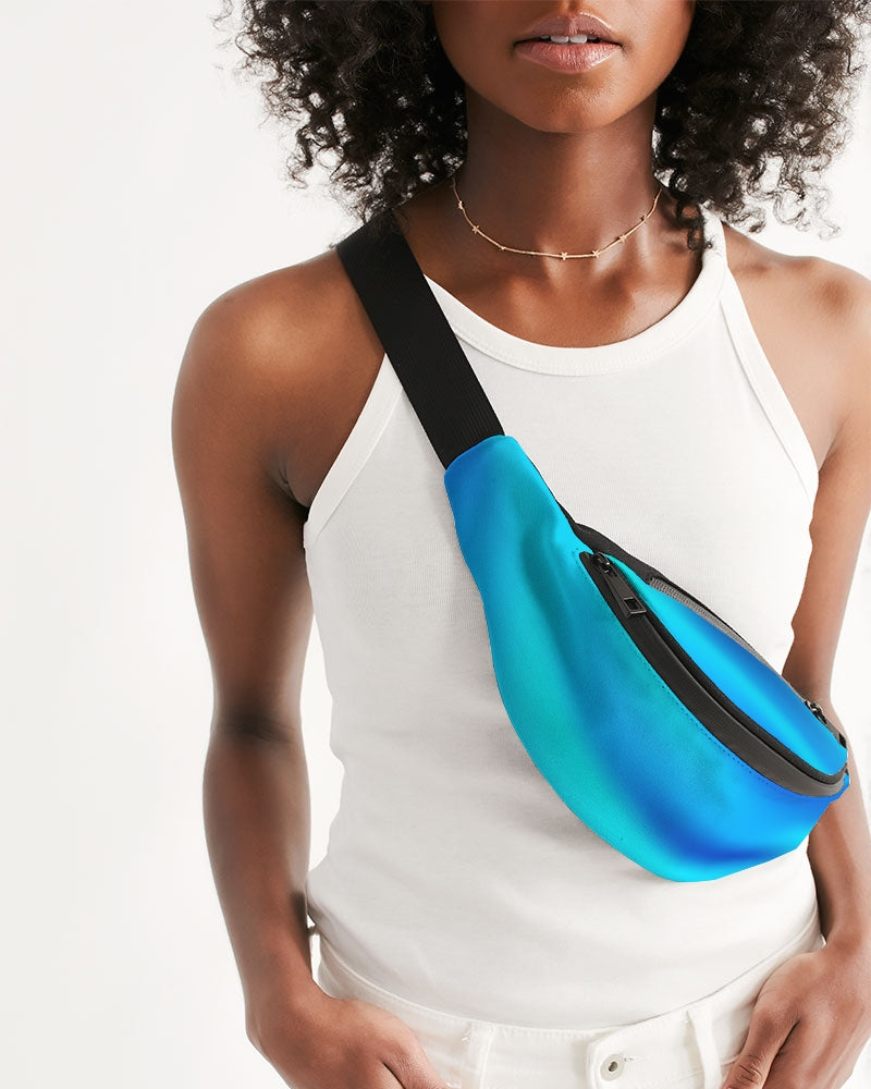 Ocean Shore Blues Fanny Bag-accessories-Digital Rawness