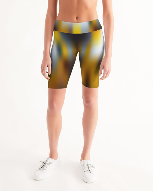 Sun Dust Women's Biker Leggings-cloth-Digital Rawness