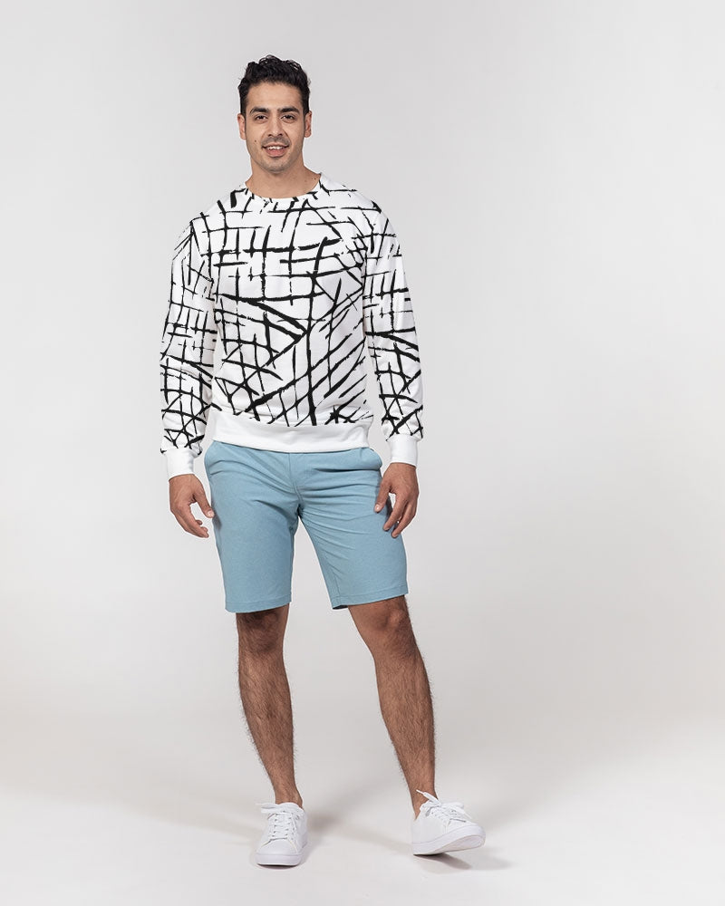 Lines and Pops Men's Sweater-cloth-Digital Rawness