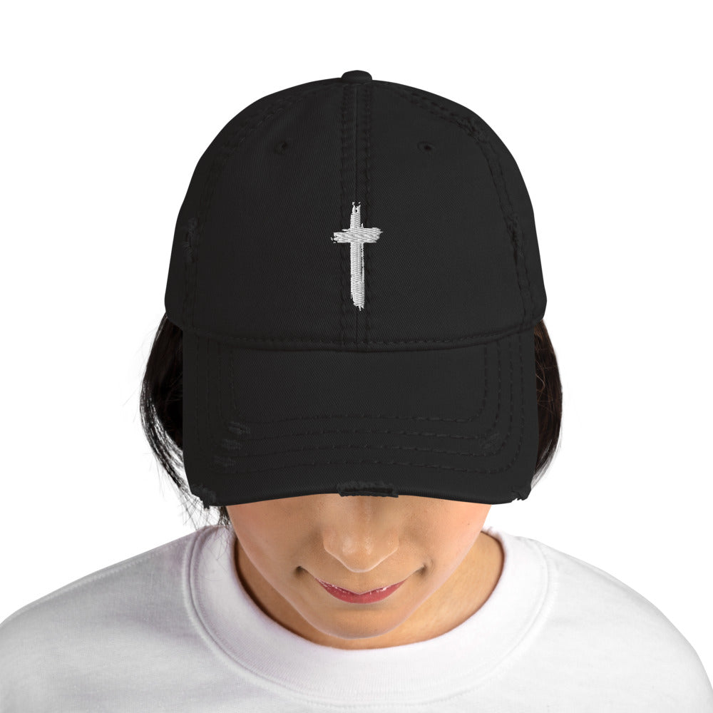 Our Savior Distressed Hat-Christian Cap-Digital Rawness