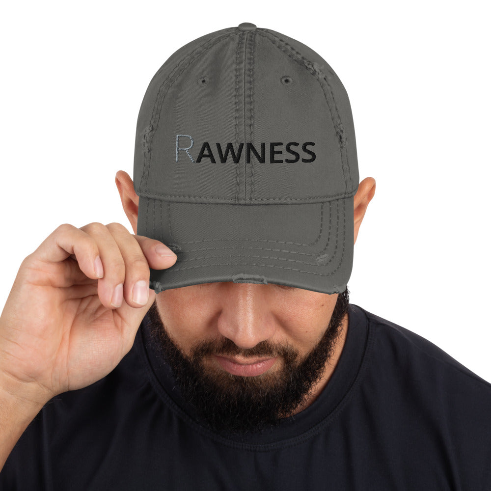 Digital Rawness Distressed Dad Cap-Merch-Digital Rawness