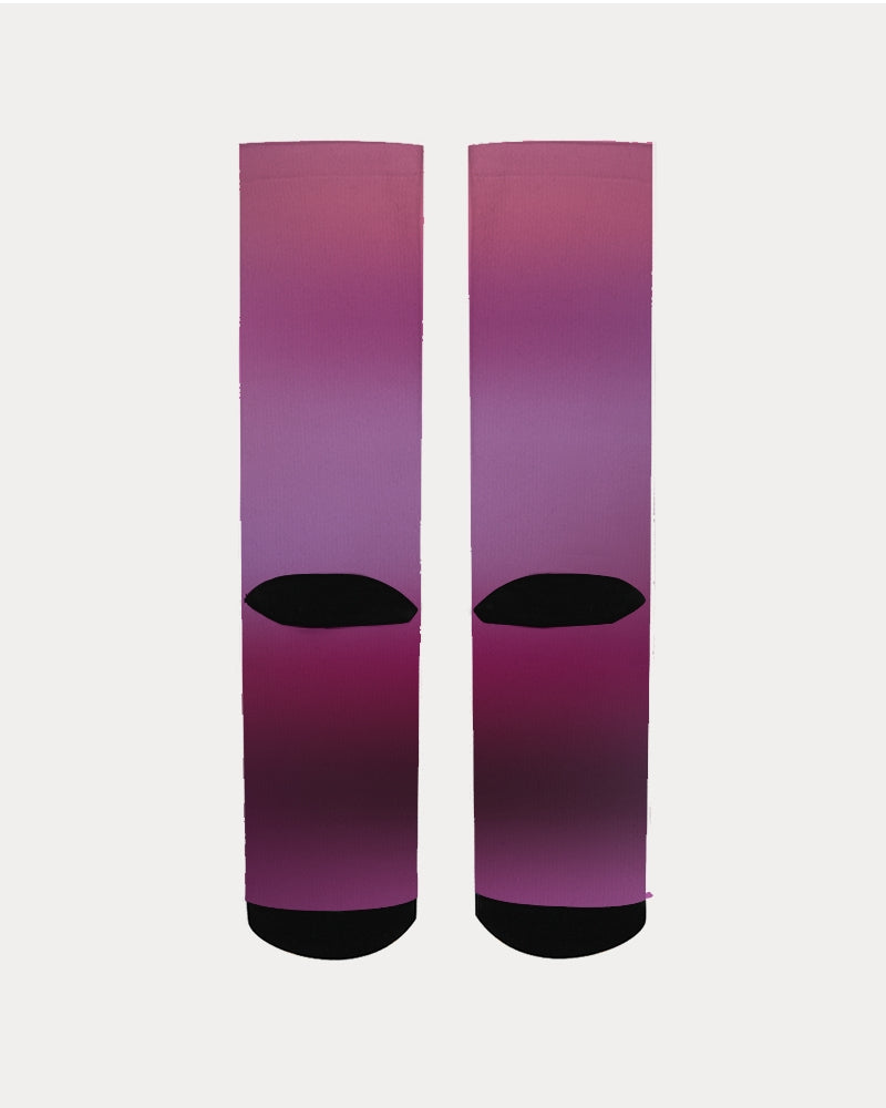 Plum Fade Men's Socks-accessories-Digital Rawness