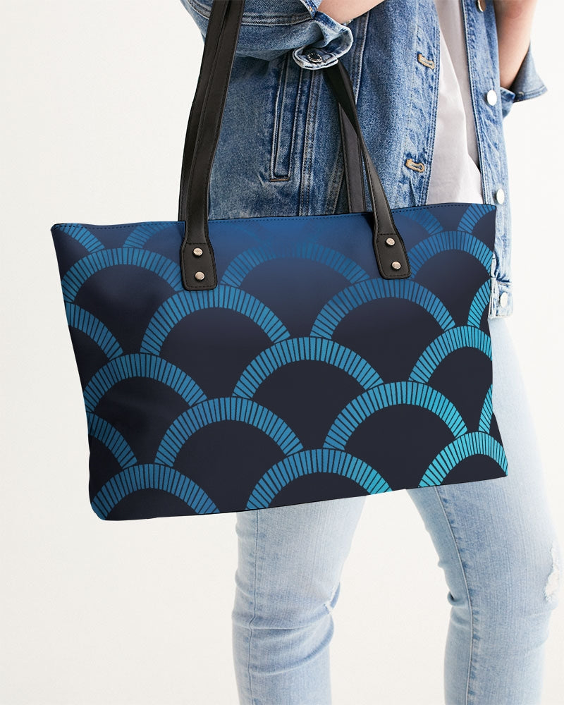 Blue Stylish Tote Bag-accessories-Digital Rawness