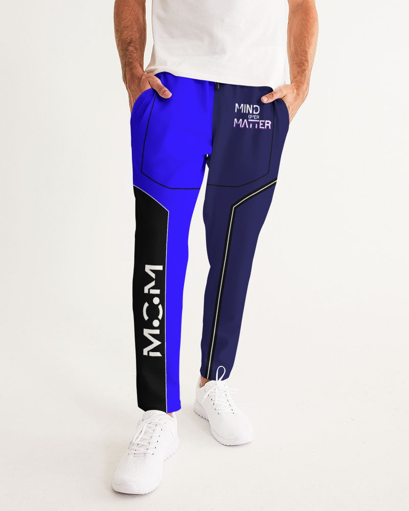 M.O.M Blue Men's Joggers Pants-M.O.M Collection-Digital Rawness