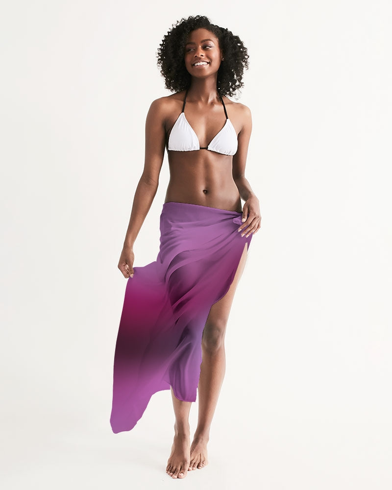 Plum Fade Swimsuit Sarong Wrap-accessories-Digital Rawness