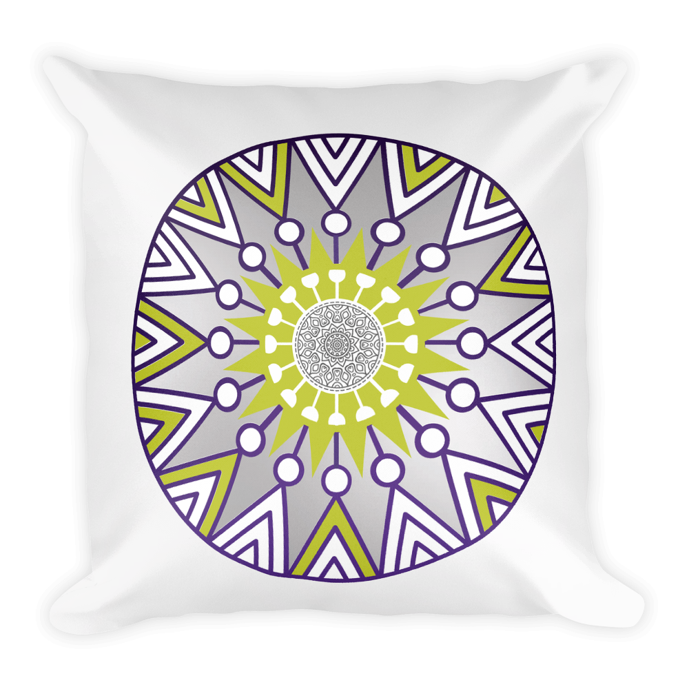 Flower Power Throw Pillow-Throw Pillows-Digital Rawness