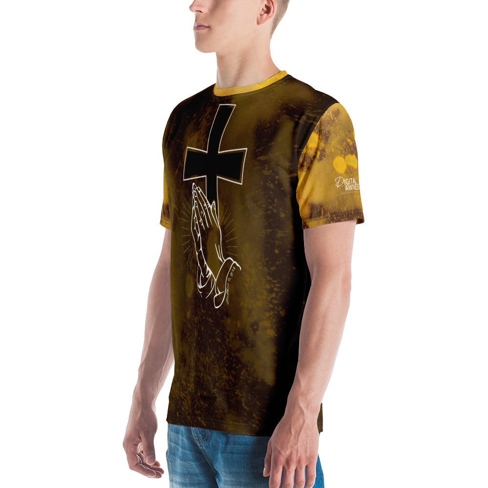 Men's Lords Prayer Shirt-Graphic Tee-Digital Rawness