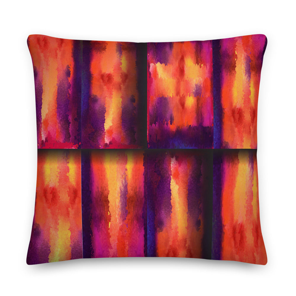 Premium Throw Pillow Set Digital Rawness