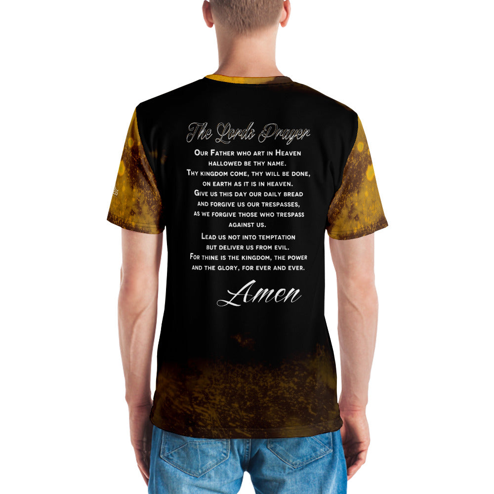 Men's Lords Prayer Shirt-Graphic Tee-Digital Rawness
