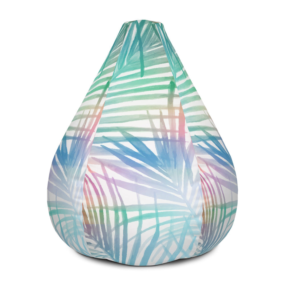 Palm Tree Cool Down Bean Bag Chair w/ filling-Bean Bag-Digital Rawness