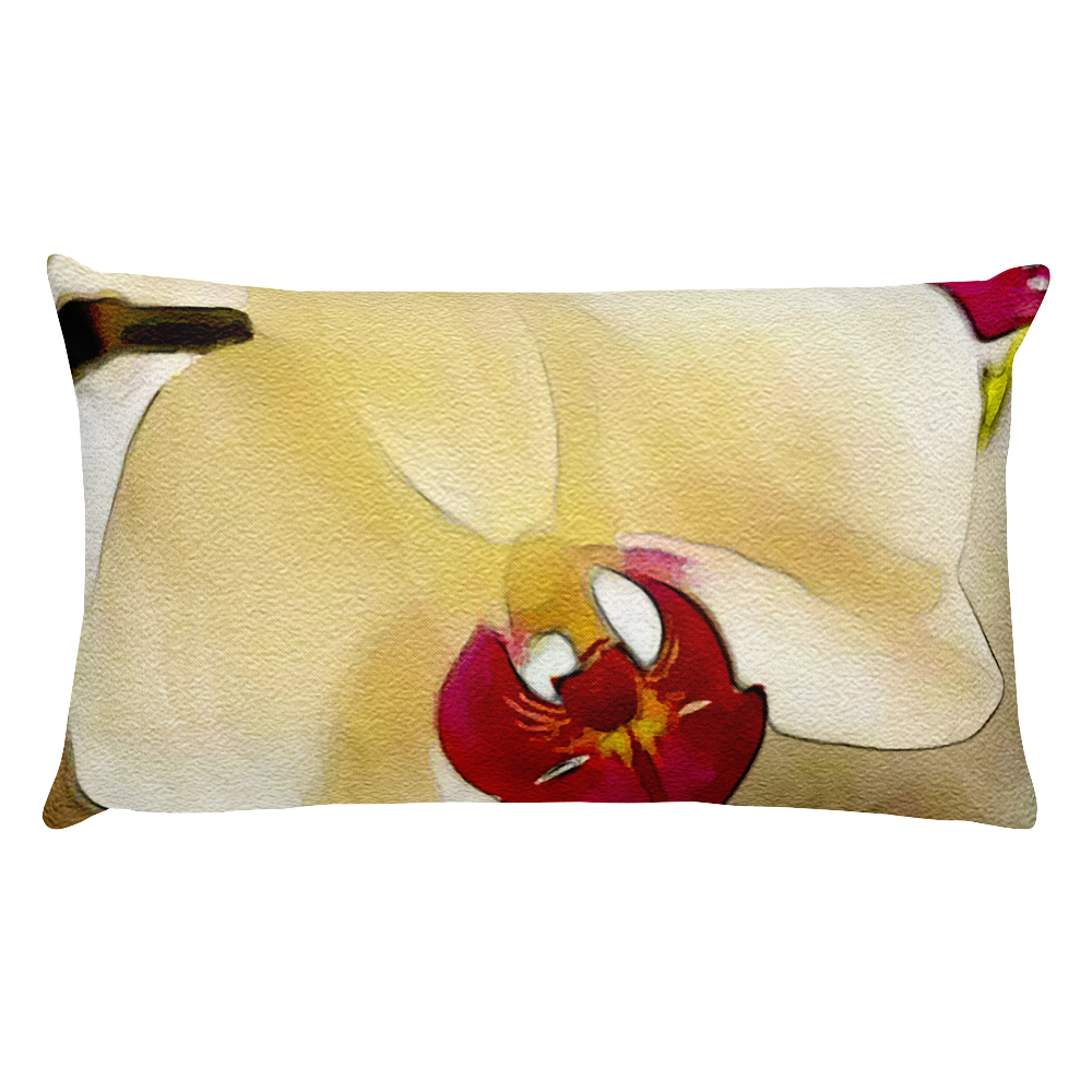 Orchids Throw Pillow Set Digital Rawness